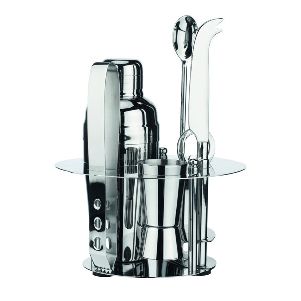 Godinger Silver Art Co Dublin Crystal Ice Bucket & Bar Tool Set Wayfair